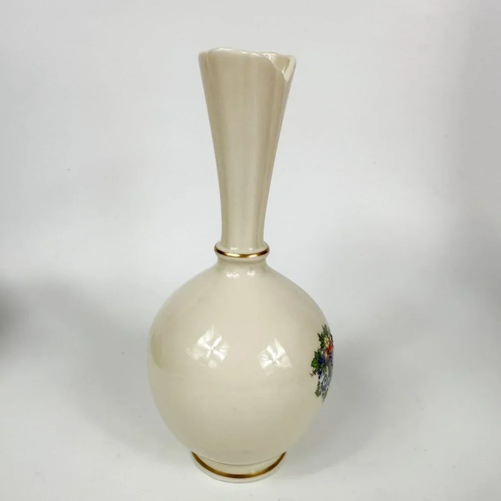 Lenox Autumn Presidential Porcelain High Bulbous Vase Made In USA